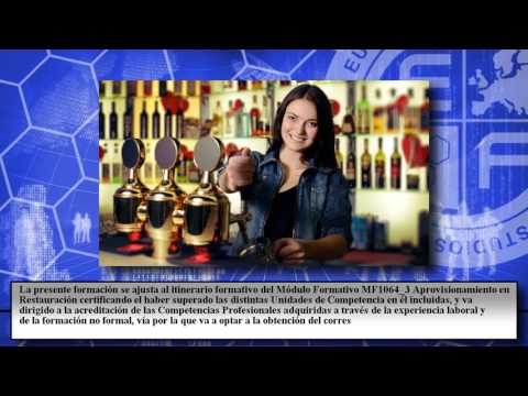 Mf1064_3 Aprovisionamiento En Restauracion Online - Cursos Online