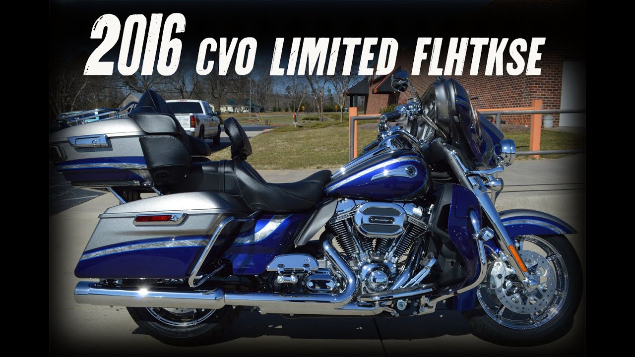 Sold 2016 Harley Davidson Flhtkse Cvo Limited Palladium Silver Phantom Blue Youtube