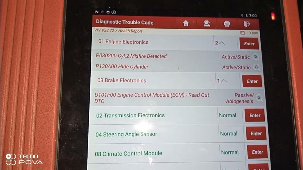 P030200 /P130A00/U101F00/polo petrol vw .engine missfir YouTube