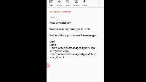 Cara deface poc laravel file manager pemula wajib coba 1menit langsung bisa