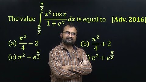 IIT JEE advanced Definite Integration PYQ 2016