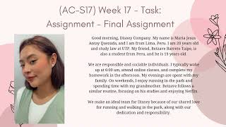 (AC-S17) Week 17 - Task:Assignment - Final Assignment -María Jesús Antay Quezada