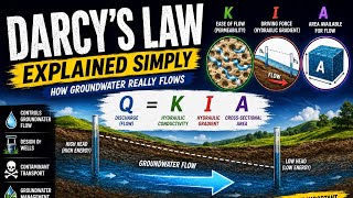 Darcy's Law Explained Simply | How Groundwater Really Flows