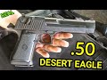 DESERT EAGLE .50 no Brasil! REAL! A mais forte do mundo! .50 AE vs .44 Magnum