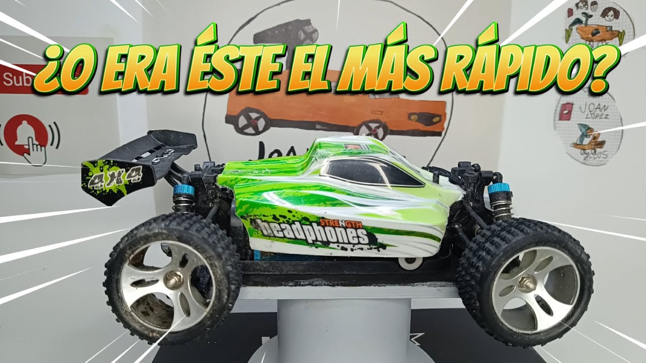 ¿El coche 1/18 más rápido del mundo? 😱 Wltoys A959B 😁 Análisis & Prueba de velocidad