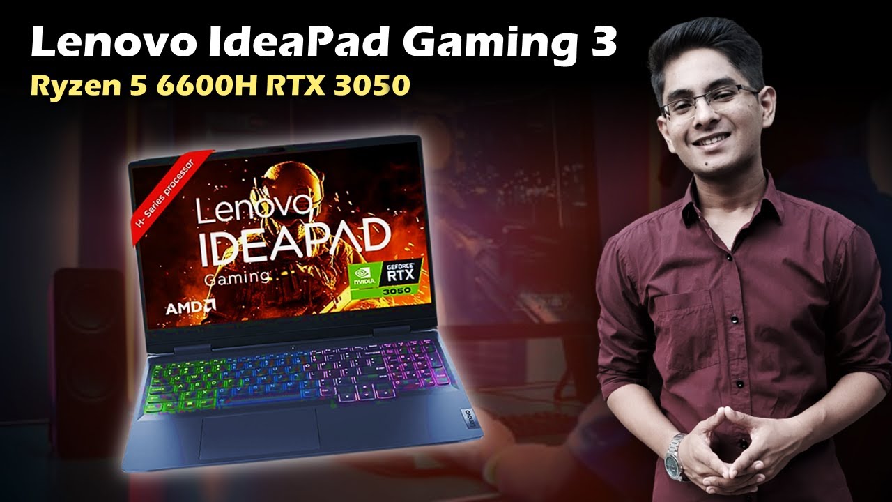 Lenovo Ideapad Gaming 3 15.6 FHD 120Hz Gaming Laptop AMD Ryzen 5