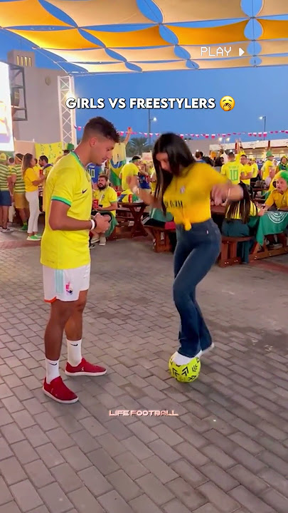 Respect The Girl For Outsmarting The Freestyler🥶🤯 #shorts #football #soccer