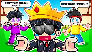 I Completed IMPOSSIBLE SUBSCRIBER DARES in BLOX FRUITS ROBLOX
