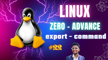 export command | Linux ZERO TO ADVANCE | Linux video series 22  #linux #opensource #devops #sysadmin