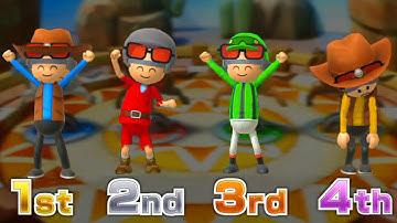 Wii Party U Minigames - Dojo Domination - Captain Toad Gameplay  (Advanced Difficulty)