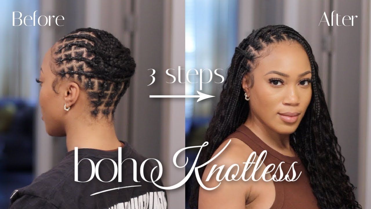 NEW Versatile Crochet Boho Knotless Braids  HIGHLY REQUESTED ALL BOXES  #ygwigs 