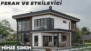 İstanbul A Yapilacak Olan Modern Çi̇zgi̇ler Ve Esteti̇k Bi̇r Tarza Sahi̇p Vi̇lla Ev Tasarimi