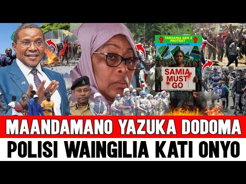 MAANDAMANO Makali DODOMA Polisi Waingilia Kati Samia Suluhu Aokolewa Na ONYO KALI La Usalama
