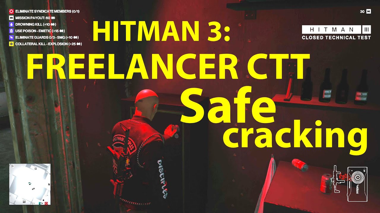 Hitman 3 Freelancer Closed Technical Test (CTT) Safes and a Prestige