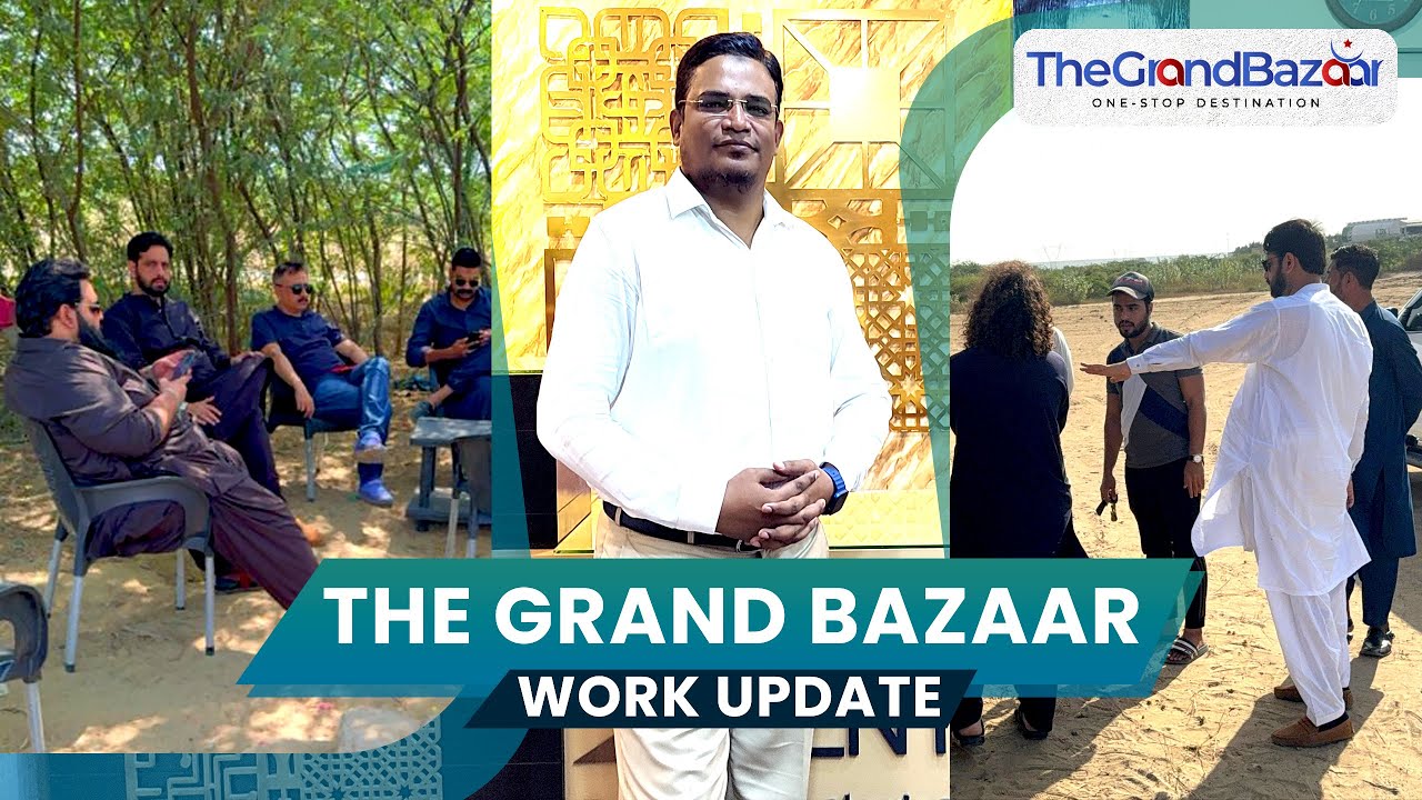 Work Updates At The Grand Bazaar Karachi | By Twenty one Builders ...