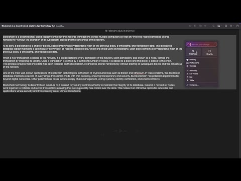 Apple Intelligence-AI Writing Tools-Apple MacOS Notes(Demo-3): Proofread, rewrite, summarise, list.
