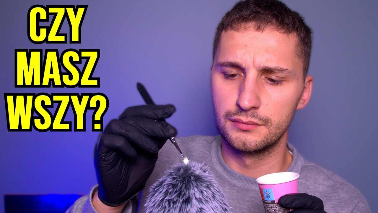 ASMR po polsku 🇵🇱 - Sprawdzam Czy Masz Wszy | ciche mówienie, delikatne dźwięki, masaż głowy, uwaga