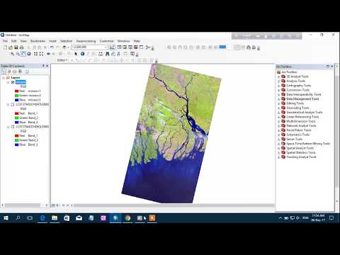 Mosaic in ArcGIS (bangla)