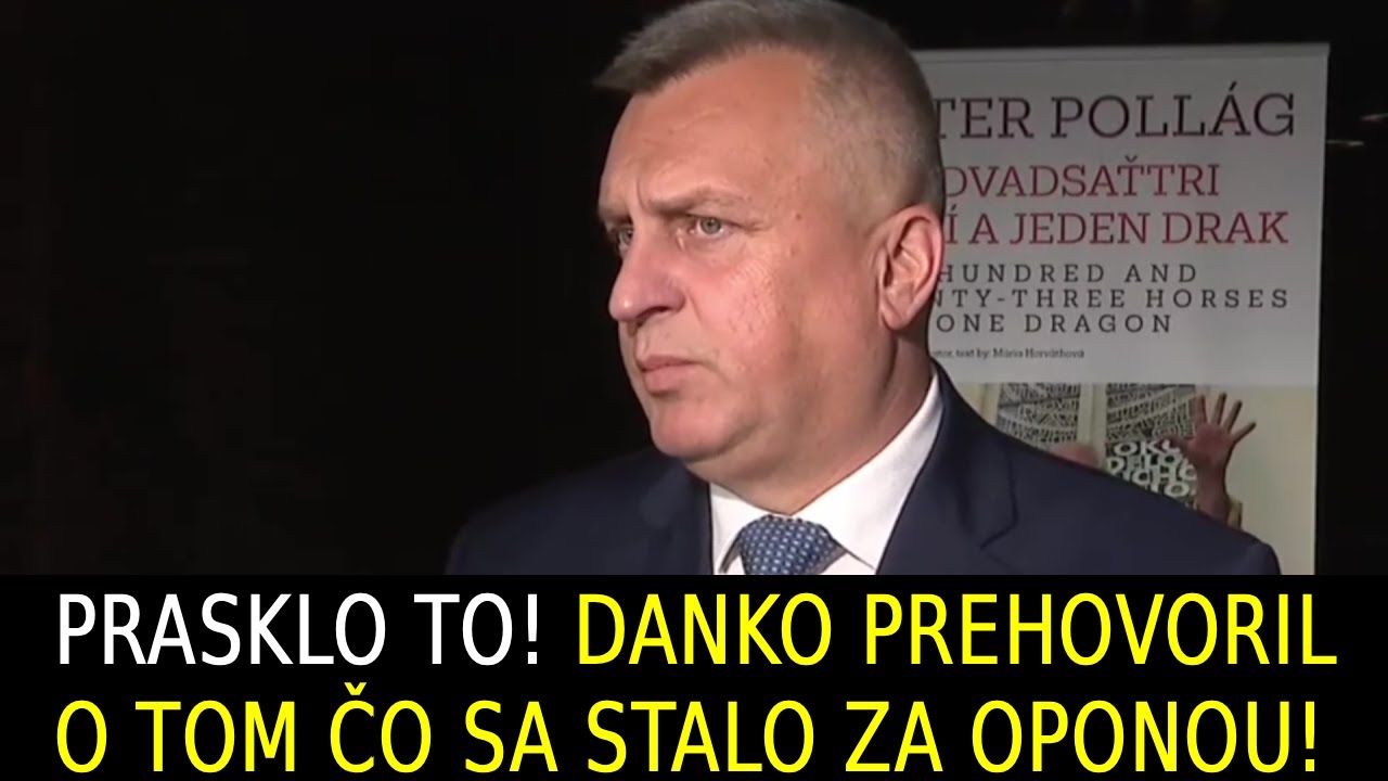 Prasklo to! Danko prehovoril o tom čo sa stalo za oponou! Toto začína byť úplne šialené!