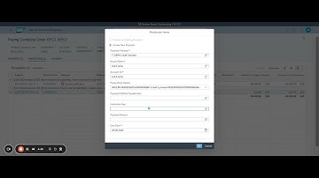 SAP S/4HANA Automatic Payment Run with Fiori