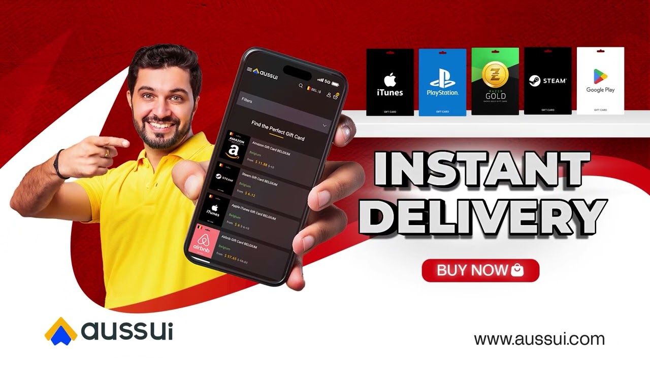 Buy Gift Cards Instantly Online! 💳 Fast & Secure with Aussui 🚀