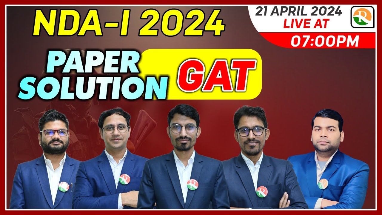 nda-gat-paper-solution-2024-nda-gat-paper-review-2024-youtube
