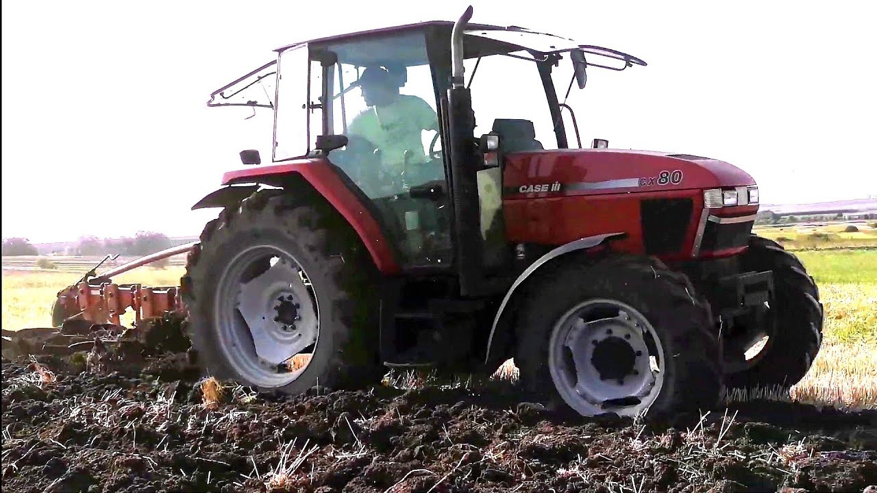 Ciężka orka/orba/ploughing/oranje/2019.( Case cx80, pług krone fidux 120/4) Oglądac w 1080p