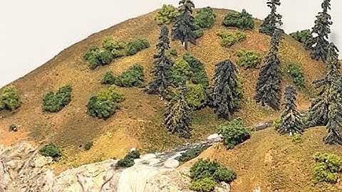 Improving Evergreen (pine) Tree Models for Your N-Scale Model Railroad Layout.