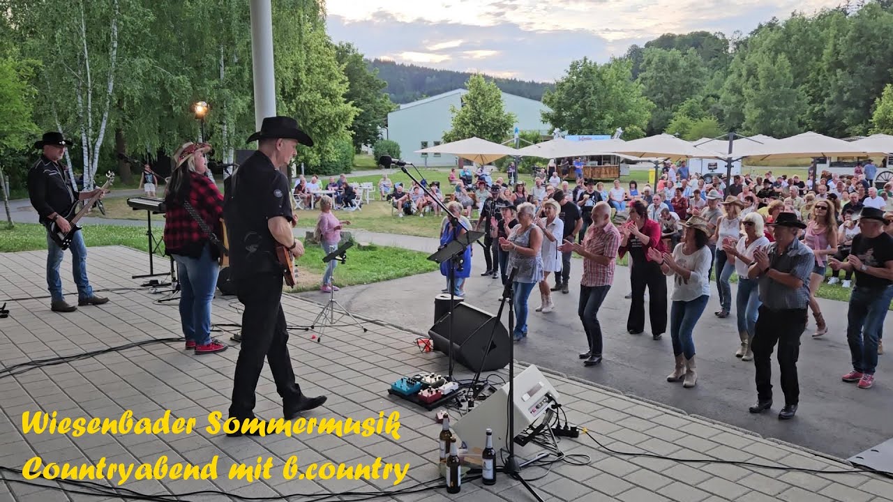 Wiesenbader Sommermusik 08/2025, Countryabend mit b.country