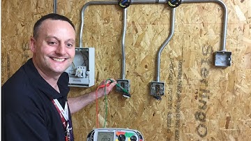 Electrical Testing Continuity of CPC, Polarity and Insulation Resistance for Conduit Light Circuit