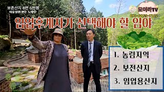 임업후계자가 선택해야 할 임야_농림지역, 보전산지, 임업용산지(#농림지역#보전산지 #모이라 #임업용산지 #임업 #임업후계자 # 치유숲모이라