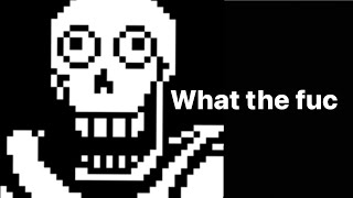 Papyrus: what the fuc|| green screen