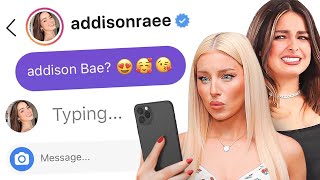 My Ex Girlfriend DM’d 100 Girls To See Who Would Reply (Addison Rae, Sommer Ray, Valkyrae