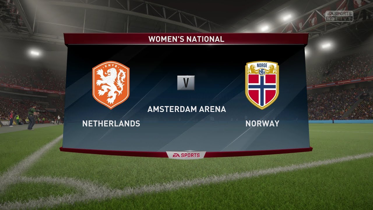 FIFA 17 | NETHERLANDS VS NORWAY - Full Gameplay (PS4/Xbox One) HD 1080p60