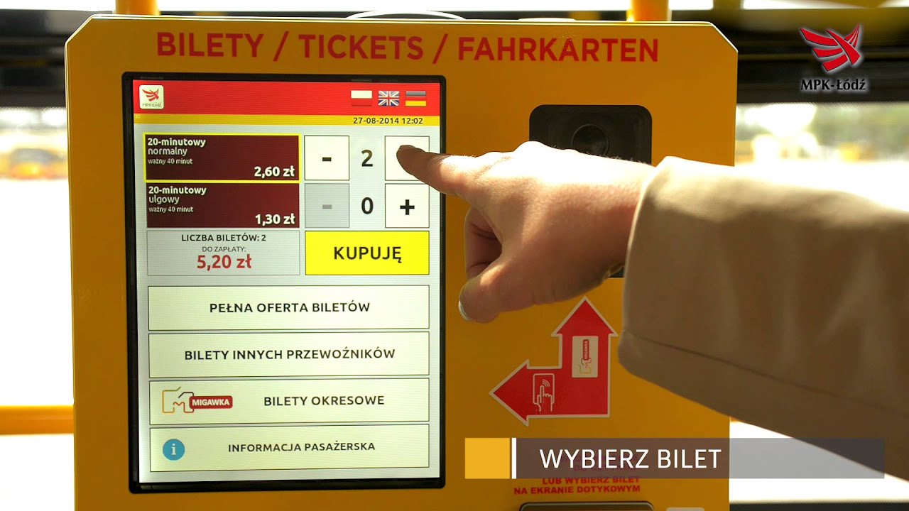 Obsługa Biletomatów MPK-Łódź