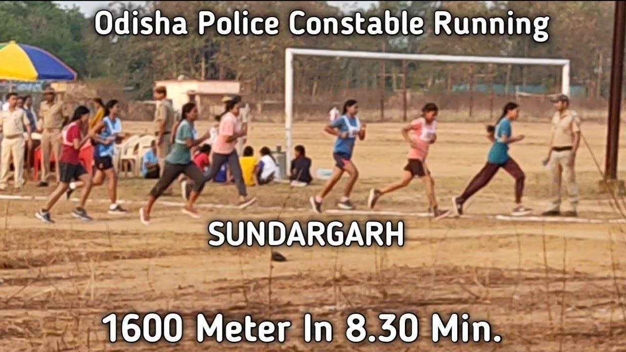Odisha Police Constable Girls Running, sundargarh, police, odisha, OSAP / IRB