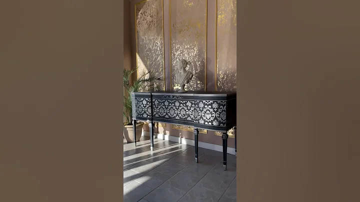 Blending with Kacha Furniture Paint is easy and fun! #kachafurniture #furnitureflip #shorts