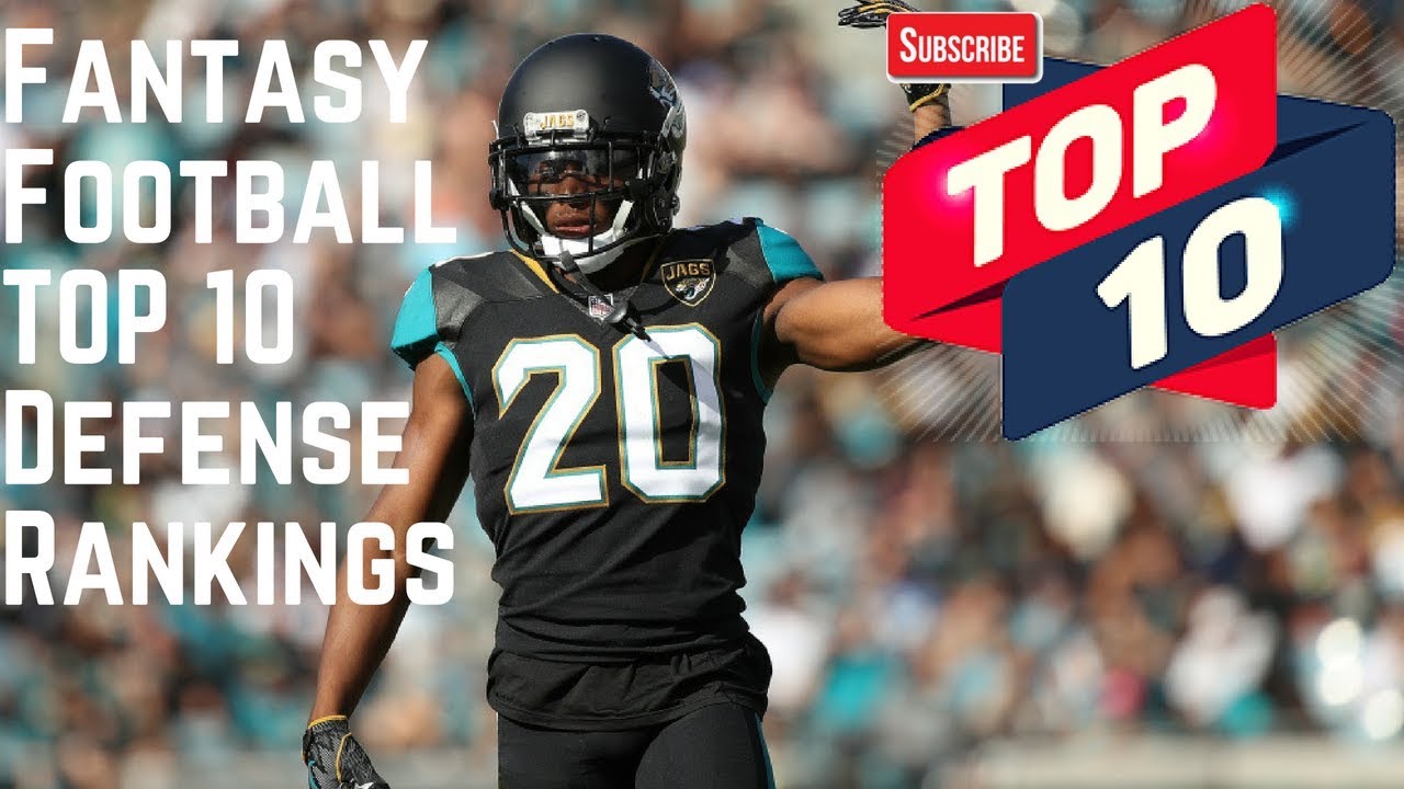 Fantasy Football Top 10 Defense Rankings YouTube