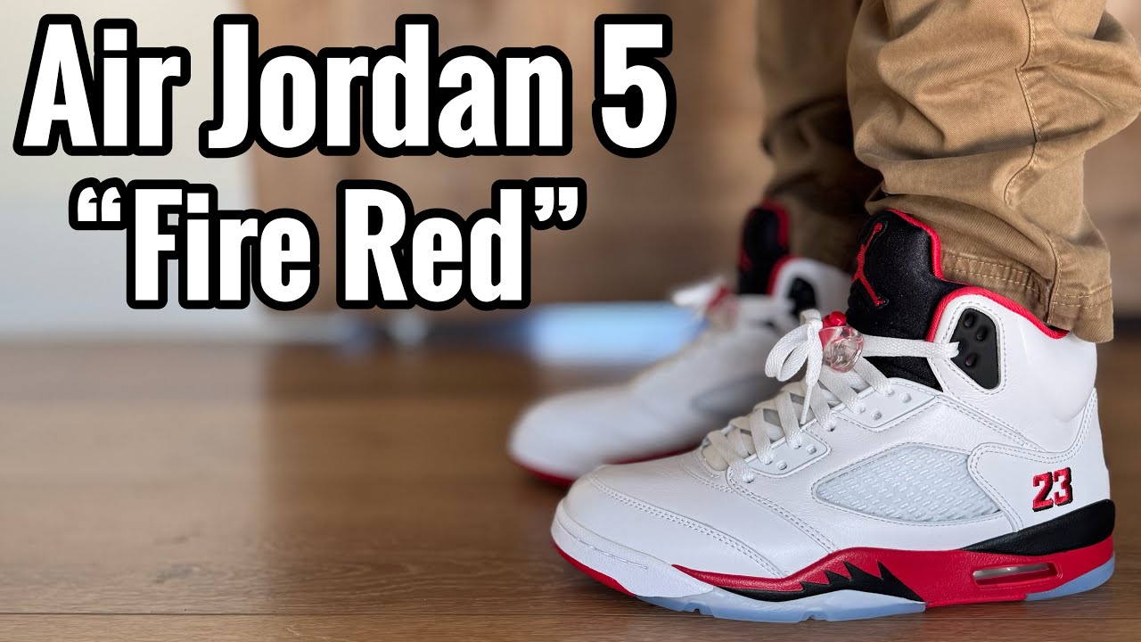 エアジョーダン 5 \"Fire Red/Black Tongue\"(2025) Air Jordan 5 Fire Red Black Tongue 2025 HQ7978-101