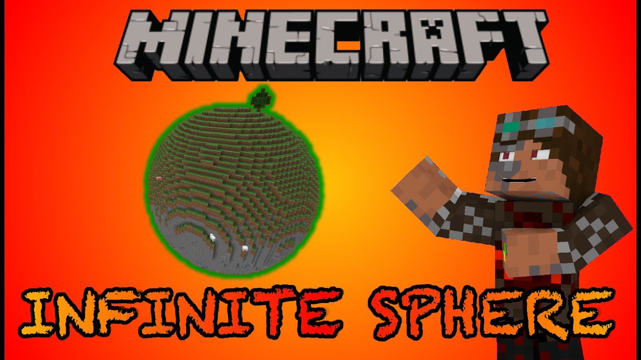 Infinite-Size Sphere Generator in Vanilla Minecraft! (World- Edit