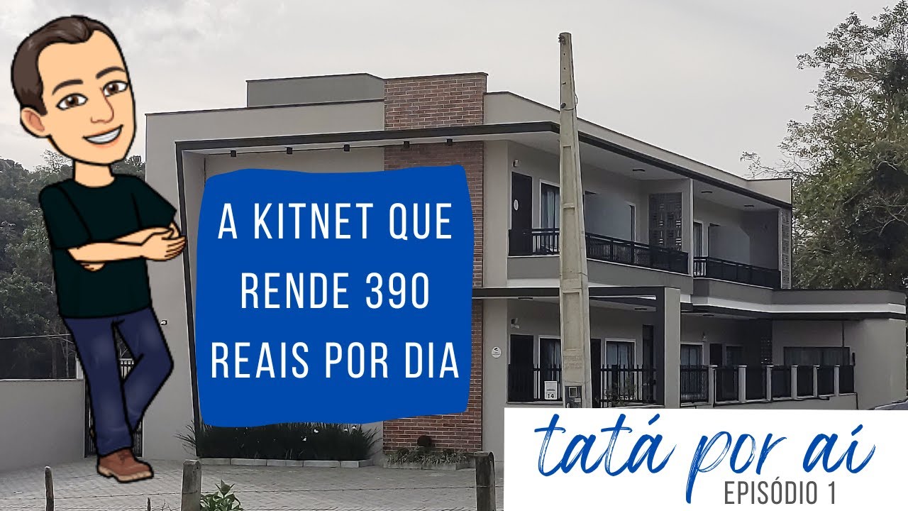 Esta KITNET rende 390 reais por DIA! Tatá por Aí - Ep 01.