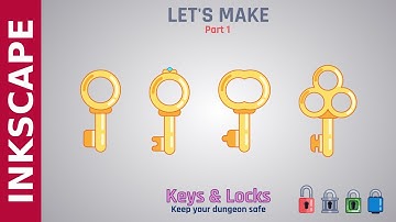 Inkscape tutorial: Keys and locks ( Part 1 )