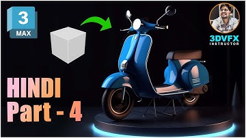 Scooter Modeling in 3DS Max: Complete Tutorial Series Part-4