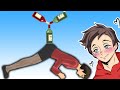 ❄️ DOKONAŁEM NIEMOŻLIWEGO BOTTLE FLIP CHALLANGE! | Happy Wheels |