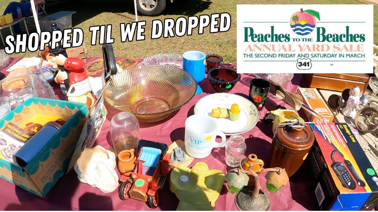 We Spent 12 Hours Shopping Peaches To The Beaches 2024 Yard