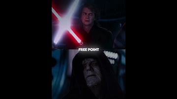 Anakin Skywalker (Force Ghost) vs Darth Sidious (Prime) | #shorts #edit #starwars