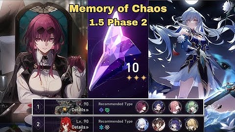 Kafka E0 & Jingliu E0 Memory of Chaos 10 | Honkai Star Rail 1.5