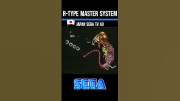 R TYPE MASTER SYSTEM JAPAN SEGA TV AD  #oldtvcommercials #retrogaming #sega #videogameconsole #retro