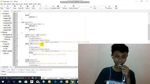 Belajar C++ Struktur Data & Contoh Program : Stack ( Tumpukan )