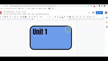 Button in Google Draw